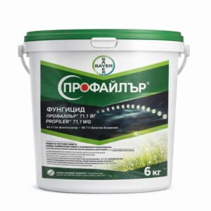 ПРОФАЙЛЪР 71,1 ВГ е фунгицид с комбинирано системно, предпазно и лечебно действие за борба с мана по лозата.